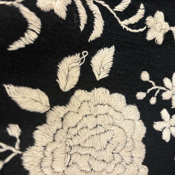 Vintage Woman's Sweater Express Tricot Size XS Lambswool and Angora Rabbit Black - Picture 10 of 10